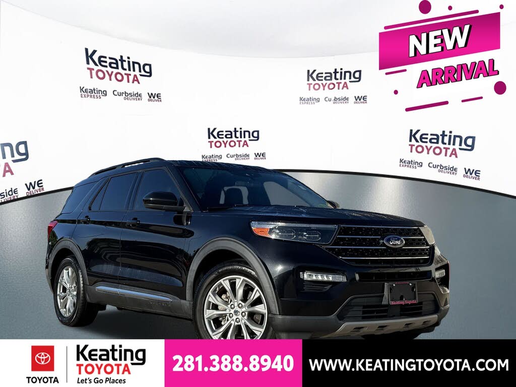 Black Metallic 2020 Ford Explorer SUV / Crossover Rear-Wheel Drive Automatic