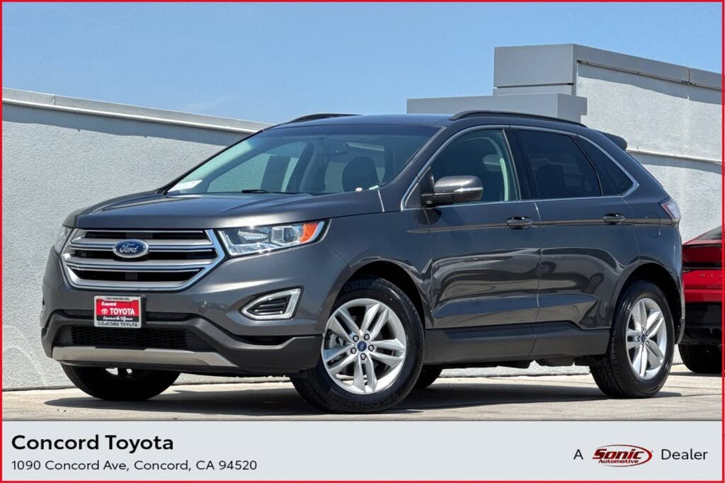 Gray 2017 Ford Edge SUV / Crossover Front-Wheel Drive Automatic