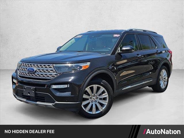 Agate Black Metallic 2020 Ford Explorer SUV / Crossover Rear-Wheel Drive Automatic