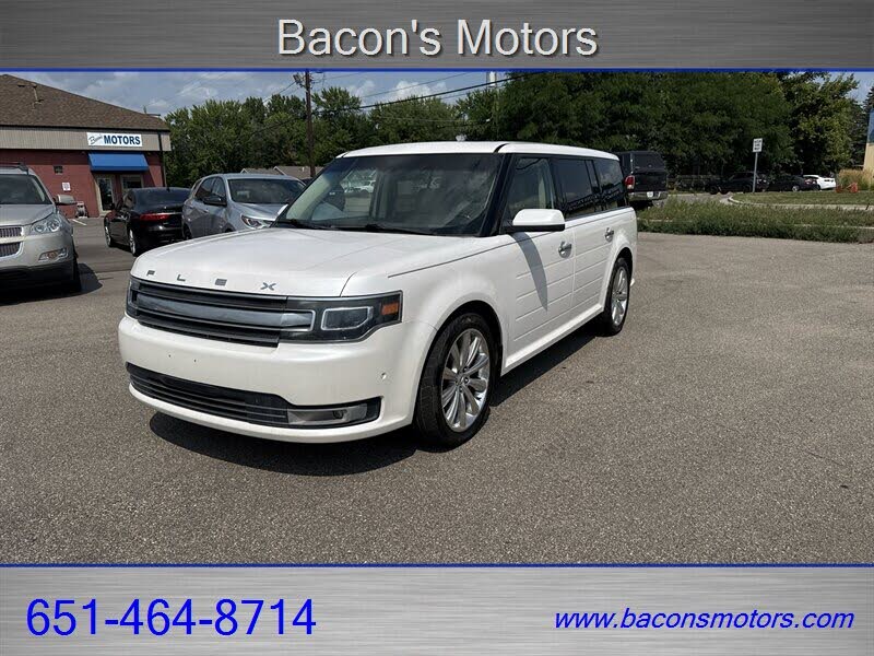 White Platinum Metallic Tri-Coat 2013 Ford Flex SUV / Crossover All-Wheel Drive 6-Speed Automatic