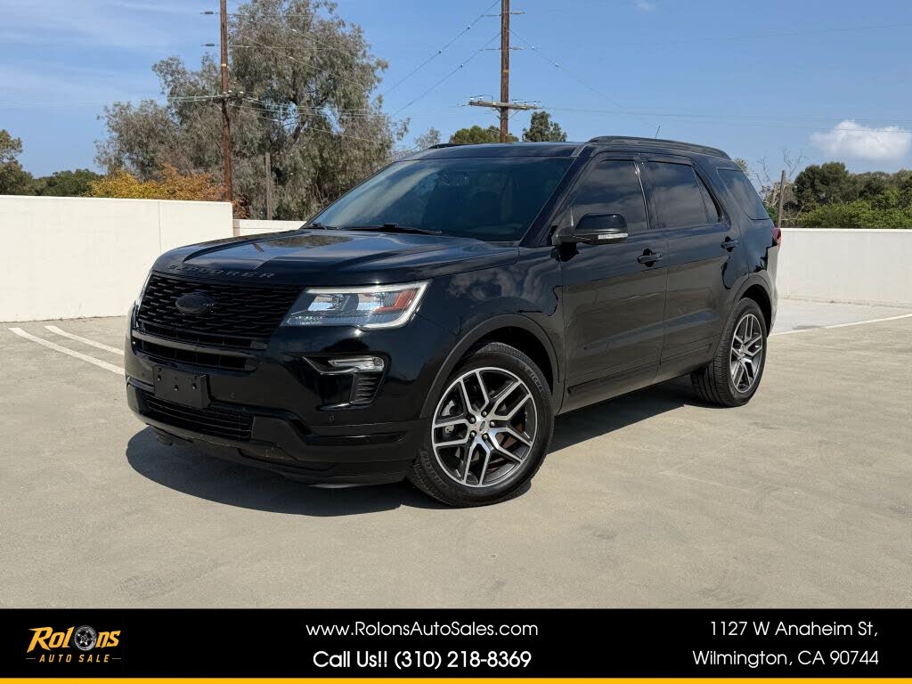Black 2018 Ford Explorer SUV / Crossover All-Wheel Drive 6-Speed Automatic