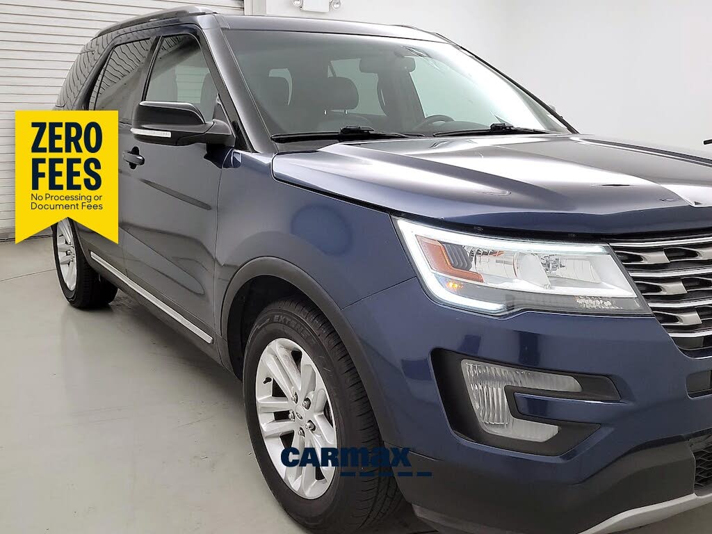 Blue 2017 Ford Explorer SUV / Crossover Front-Wheel Drive Automatic