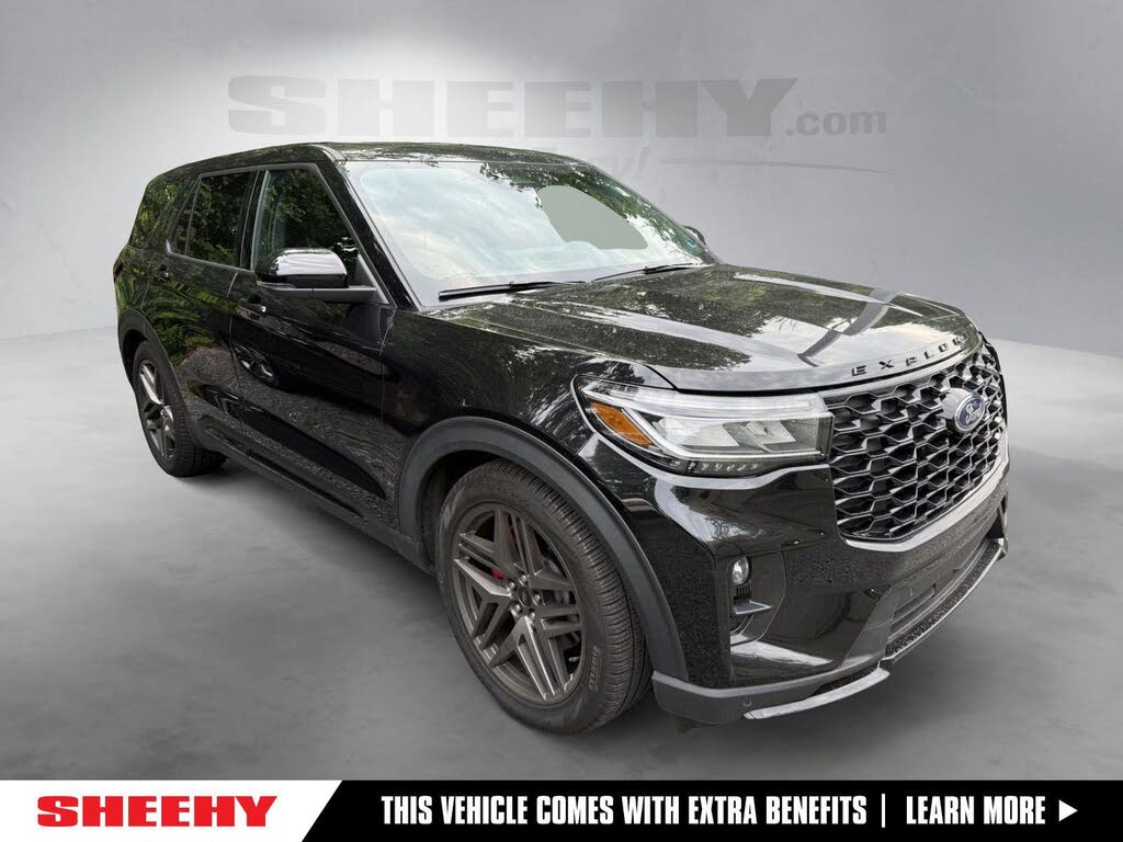 Agate Black 2025 Ford Explorer SUV / Crossover All-Wheel Drive Automatic