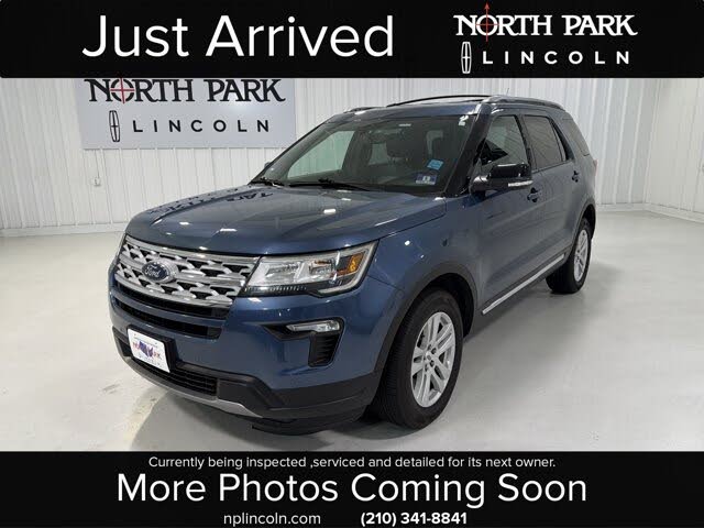 Blue 2018 Ford Explorer SUV / Crossover All-Wheel Drive Automatic
