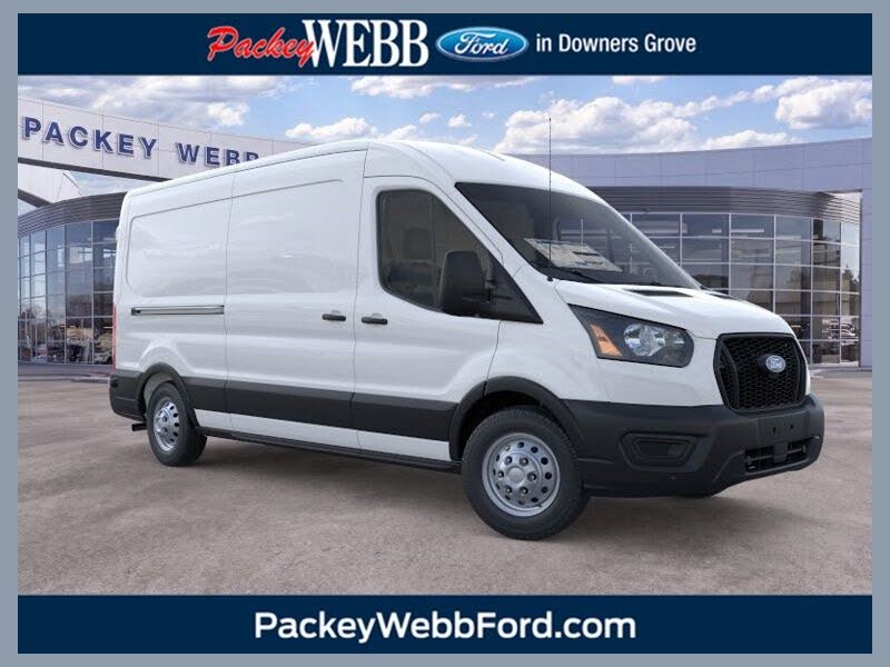 Oxford White 2026 Ford Transit Cargo Van All-Wheel Drive 
