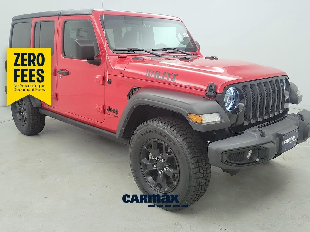 Red 2023 Jeep Wrangler SUV / Crossover Four-Wheel Drive Automatic