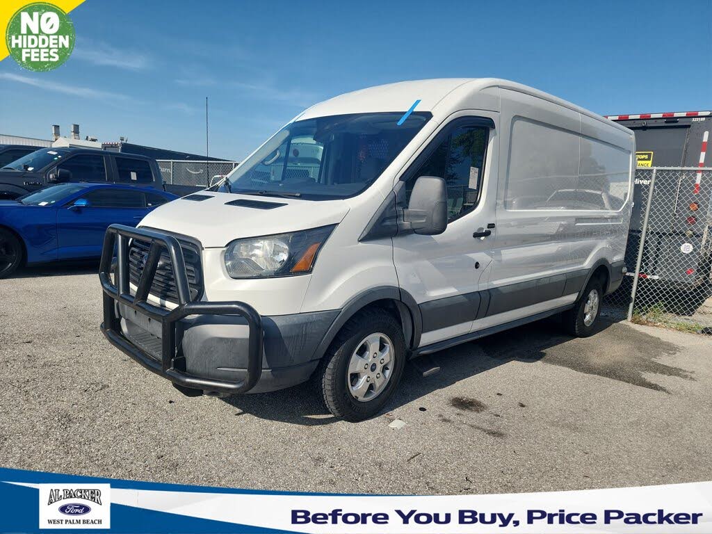 White 2017 Ford Transit Cargo Van Rear-Wheel Drive Automatic