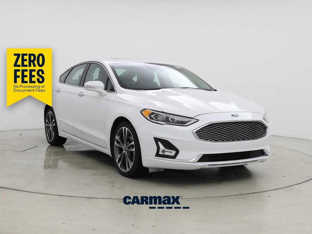 White 2019 Ford Fusion Sedan All-Wheel Drive Automatic