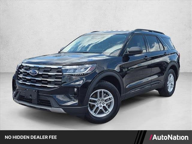 Agate Black Metallic 2026 Ford Explorer SUV / Crossover Rear-Wheel Drive Automatic
