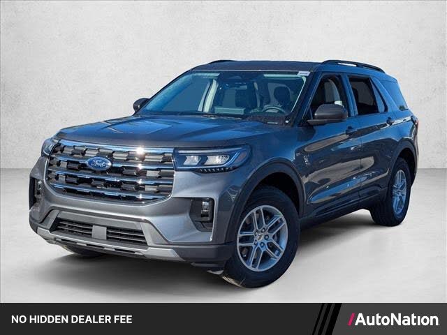 Carbonized Gray Metallic 2026 Ford Explorer SUV / Crossover Rear-Wheel Drive Automatic
