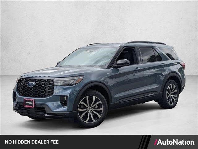 Vapor Blue Metallic 2026 Ford Explorer SUV / Crossover Rear-Wheel Drive Automatic