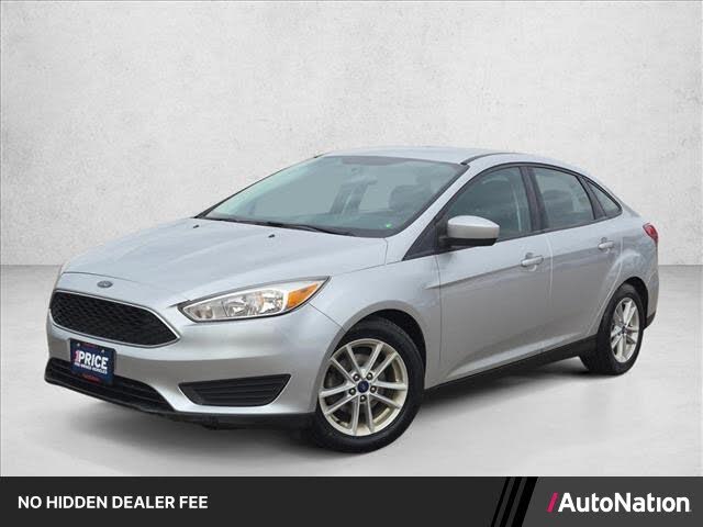 Ingot Silver Metallic 2018 Ford Focus Sedan Front-Wheel Drive 6-Speed Automatic