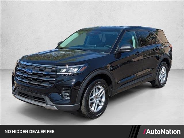 Agate Black Metallic 2026 Ford Explorer SUV / Crossover Rear-Wheel Drive Automatic