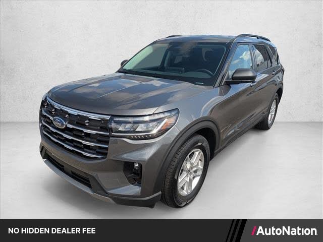 Carbonized Gray Metallic 2026 Ford Explorer SUV / Crossover Rear-Wheel Drive Automatic