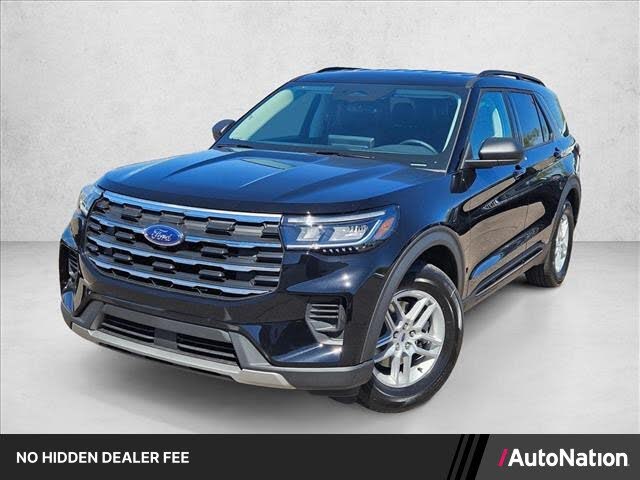 Agate Black Metallic 2026 Ford Explorer SUV / Crossover Rear-Wheel Drive Automatic