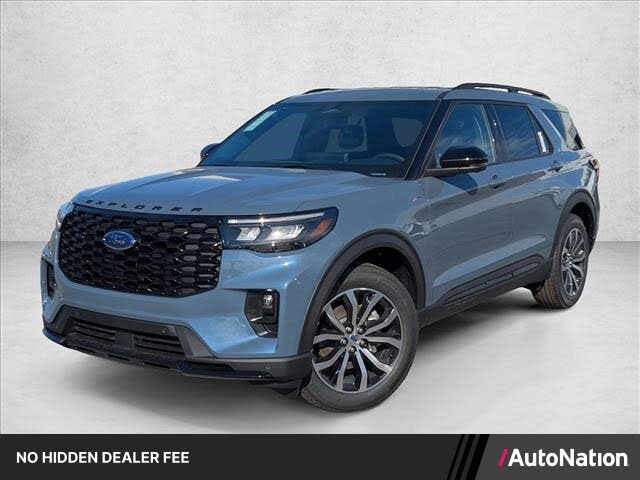 Vapor Blue Metallic 2026 Ford Explorer SUV / Crossover Rear-Wheel Drive Automatic