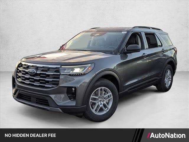 Carbonized Gray Metallic 2026 Ford Explorer SUV / Crossover Rear-Wheel Drive Automatic