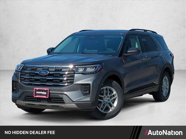 Carbonized Gray Metallic 2026 Ford Explorer SUV / Crossover Rear-Wheel Drive Automatic