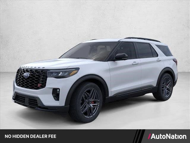 Space White Metallic 2026 Ford Explorer SUV / Crossover All-Wheel Drive Automatic