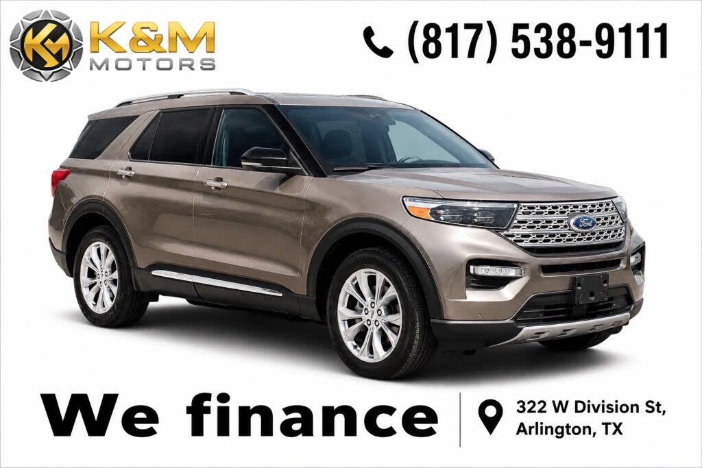 Gray 2021 Ford Explorer SUV / Crossover All-Wheel Drive Automatic