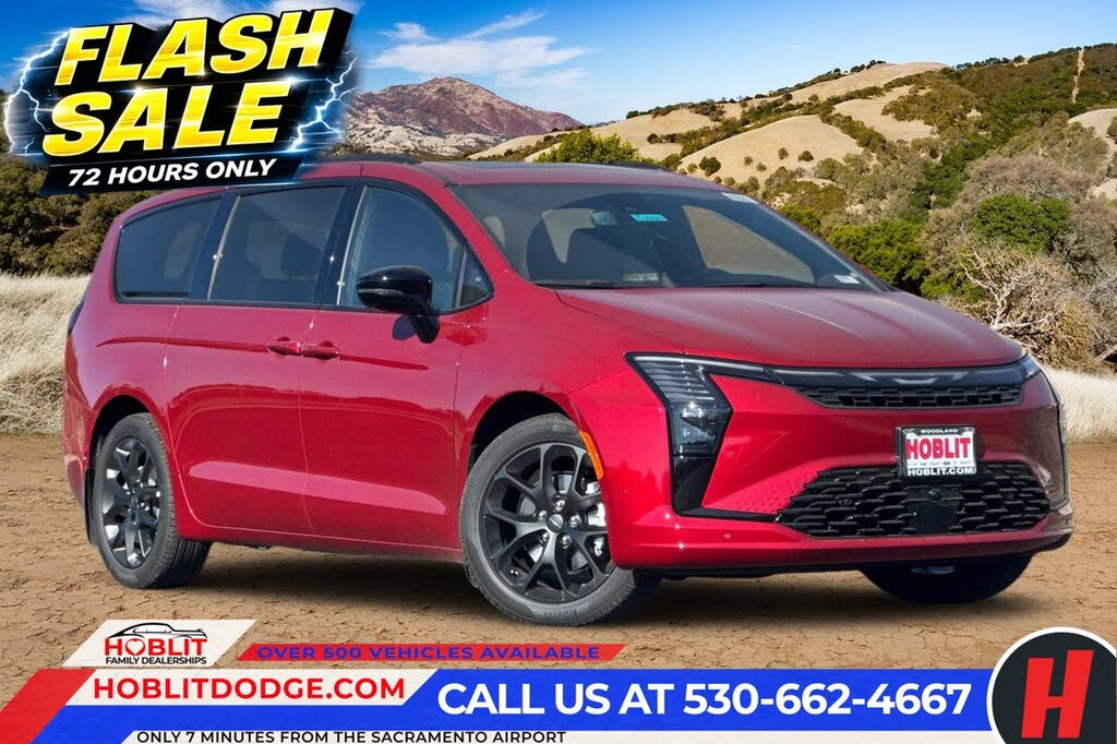 Red 2027 Chrysler Pacifica Minivan Front-Wheel Drive Automatic