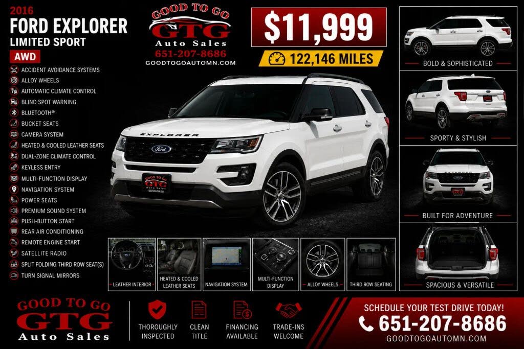  2016 Ford Explorer Limited 4WD   