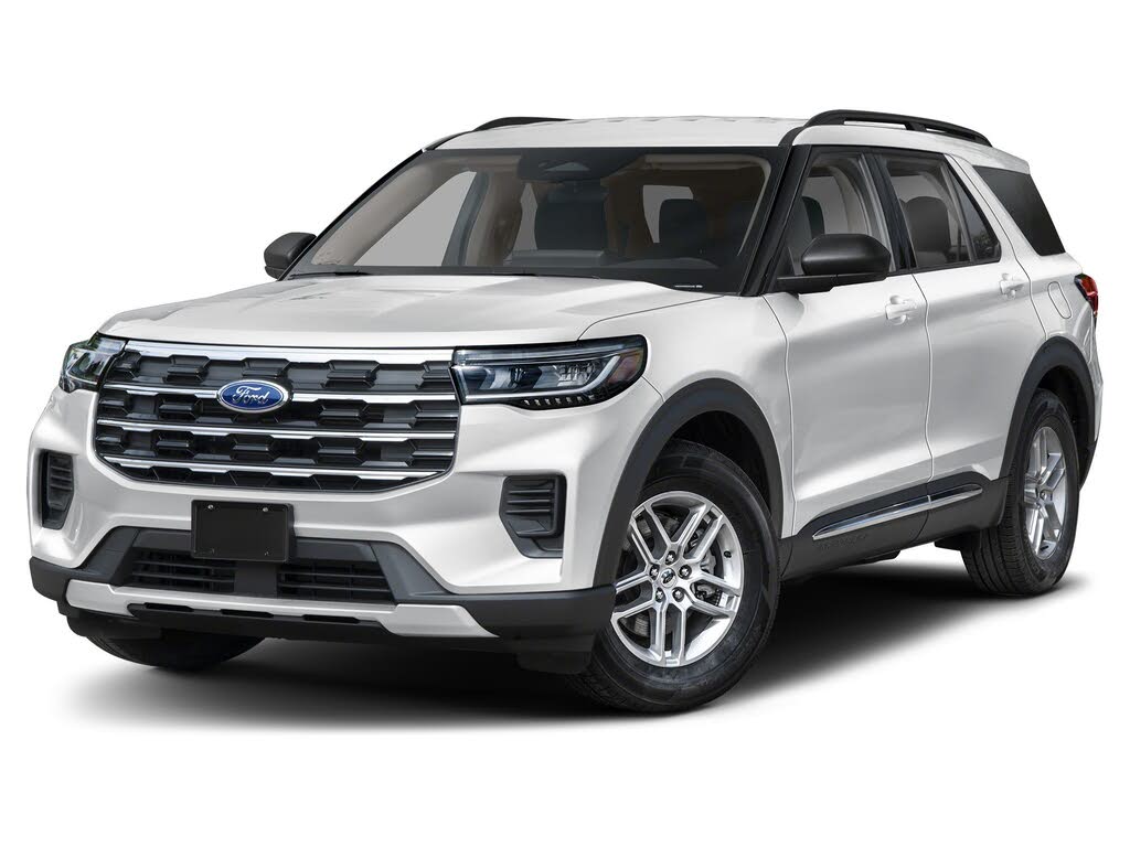 White Metallic 2026 Ford Explorer SUV / Crossover All-Wheel Drive Automatic