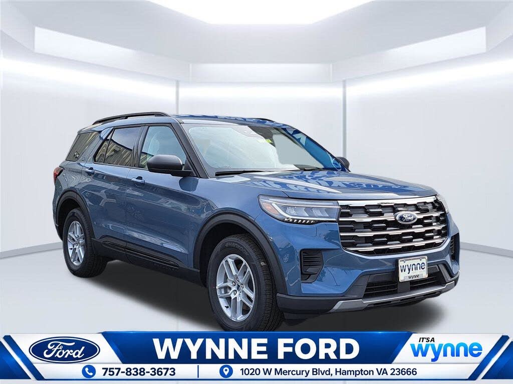 Vapor Blue 2026 Ford Explorer SUV / Crossover All-Wheel Drive Automatic