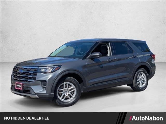 Carbonized Gray Metallic 2026 Ford Explorer SUV / Crossover Rear-Wheel Drive Automatic