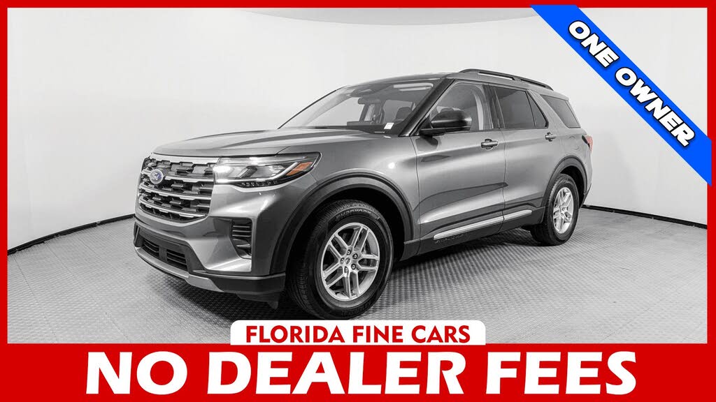 CARBONIZED GRAY METALLIC 2025 Ford Explorer SUV / Crossover Rear-Wheel Drive Automatic