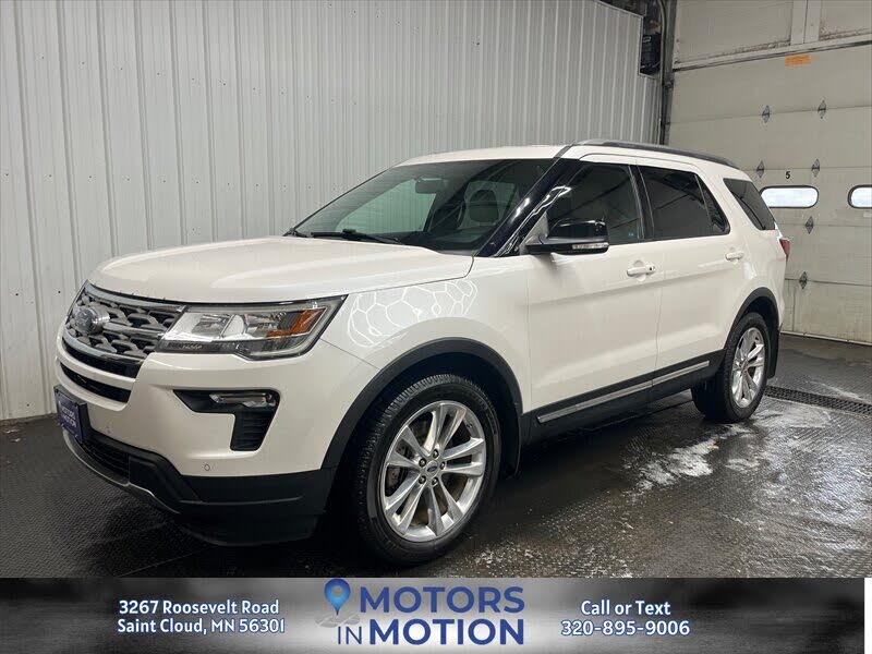 Oxford White 2018 Ford Explorer SUV / Crossover All-Wheel Drive Automatic