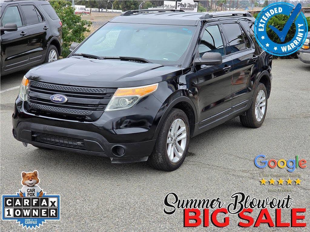 Black (Ebony) 2015 Ford Explorer SUV / Crossover All-Wheel Drive 