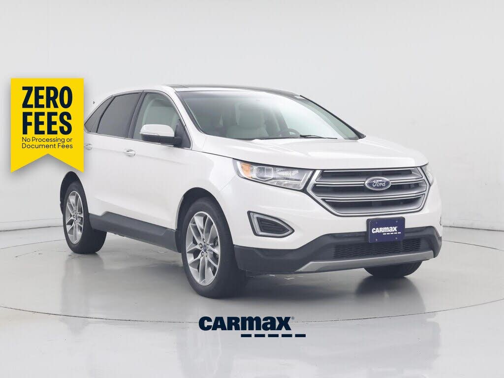 White 2017 Ford Edge SUV / Crossover Front-Wheel Drive Automatic