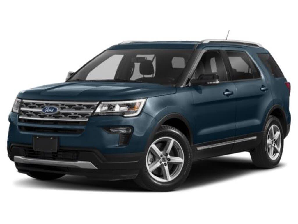 Black 2018 Ford Explorer SUV / Crossover Front-Wheel Drive Automatic