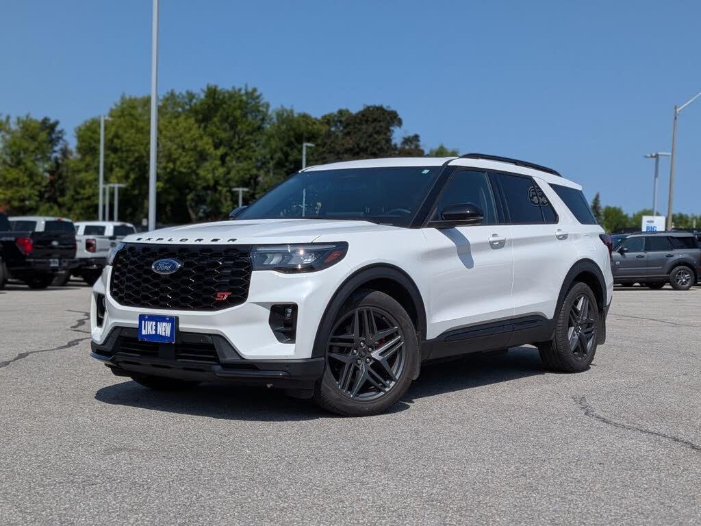 White 2025 Ford Explorer SUV / Crossover All-Wheel Drive Automatic