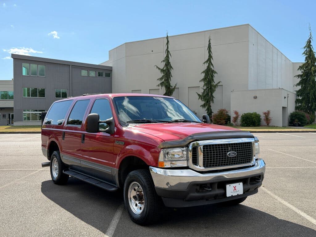 Red 2004 Ford Excursion SUV / Crossover Four-Wheel Drive Automatic