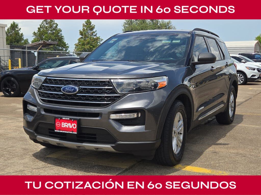 Gray (Magnetic) 2020 Ford Explorer SUV / Crossover Rear-Wheel Drive Automatic