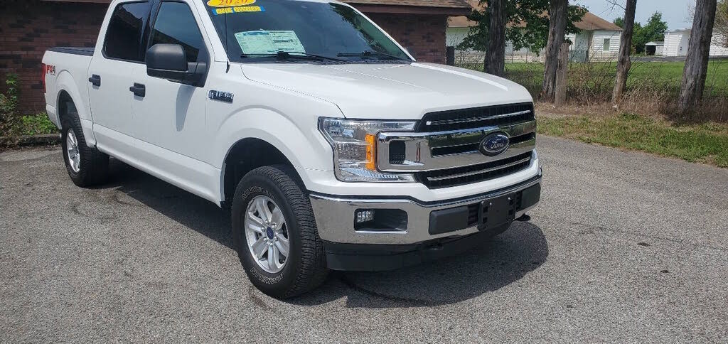 White 2020 Ford F-150 Pickup Truck Four-Wheel Drive Automatic