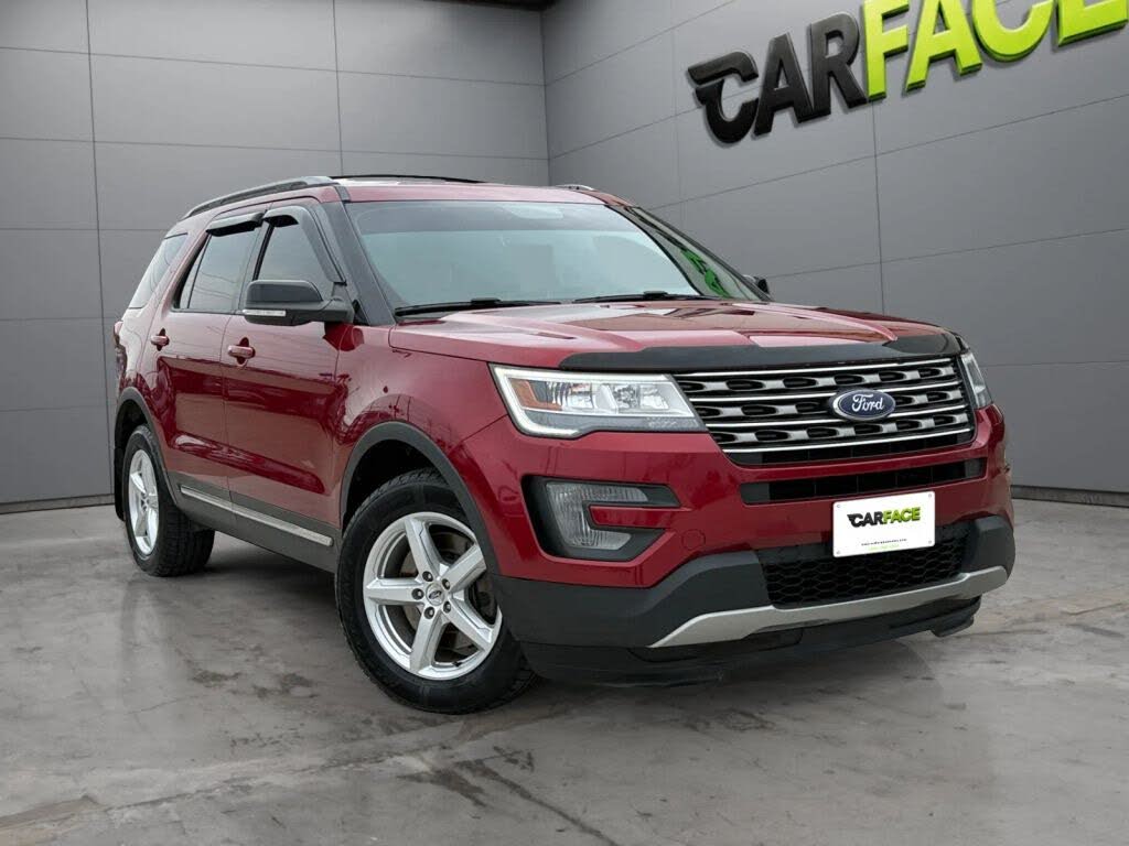 Red 2017 Ford Explorer SUV / Crossover All-Wheel Drive 6-Speed Automatic
