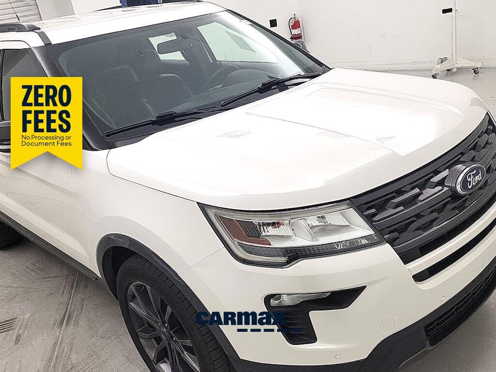 White 2018 Ford Explorer SUV / Crossover All-Wheel Drive Automatic