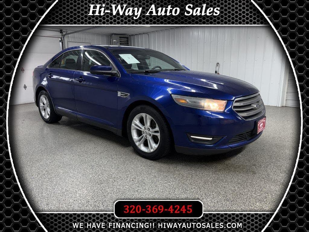 Blue 2014 Ford Taurus Sedan Front-Wheel Drive Automatic