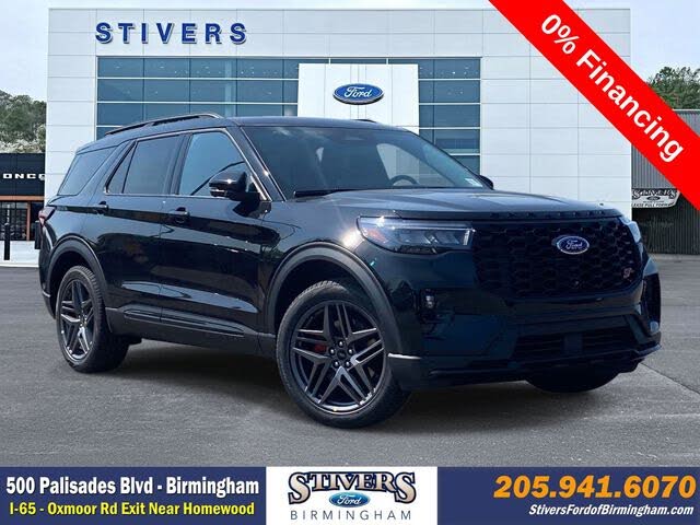Agate Black Metallic 2026 Ford Explorer SUV / Crossover All-Wheel Drive Automatic
