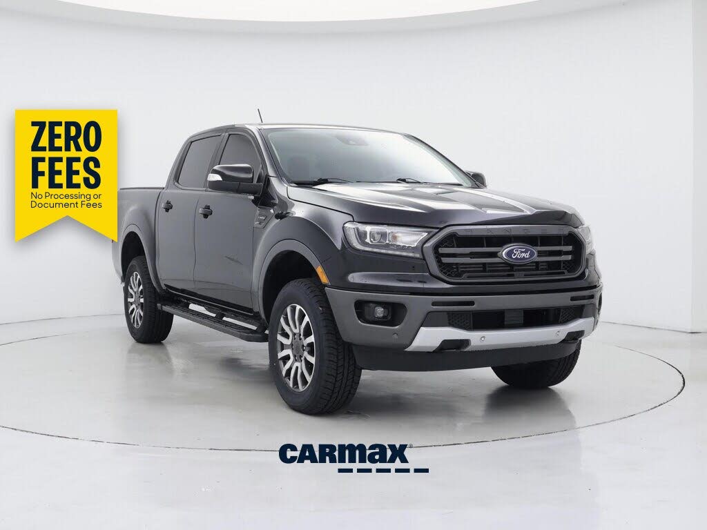 Black 2021 Ford Ranger Pickup Truck Four-Wheel Drive Automatic