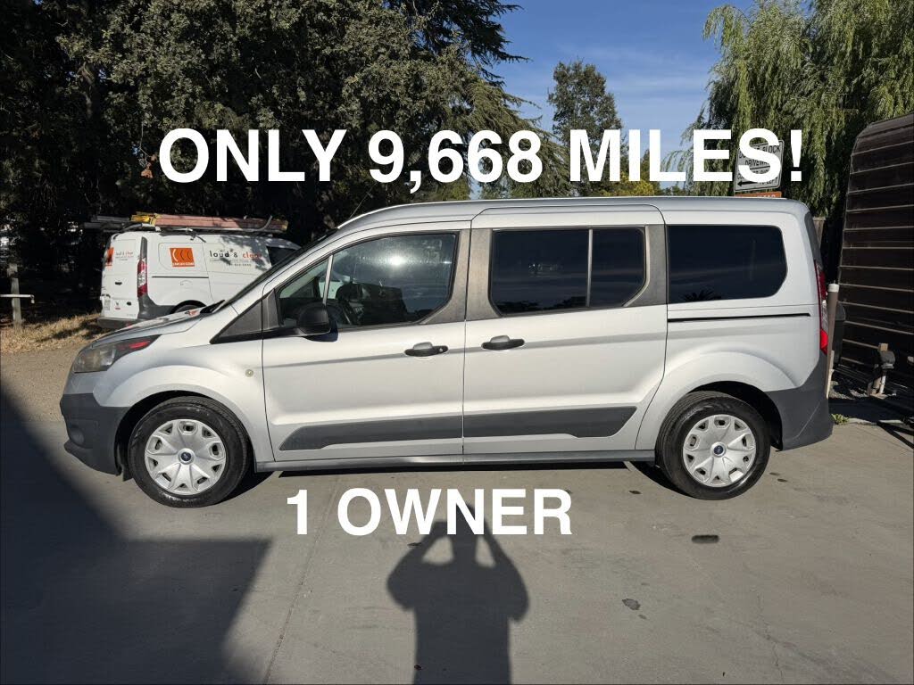 Silver 2017 Ford Transit Connect Van Front-Wheel Drive Automatic