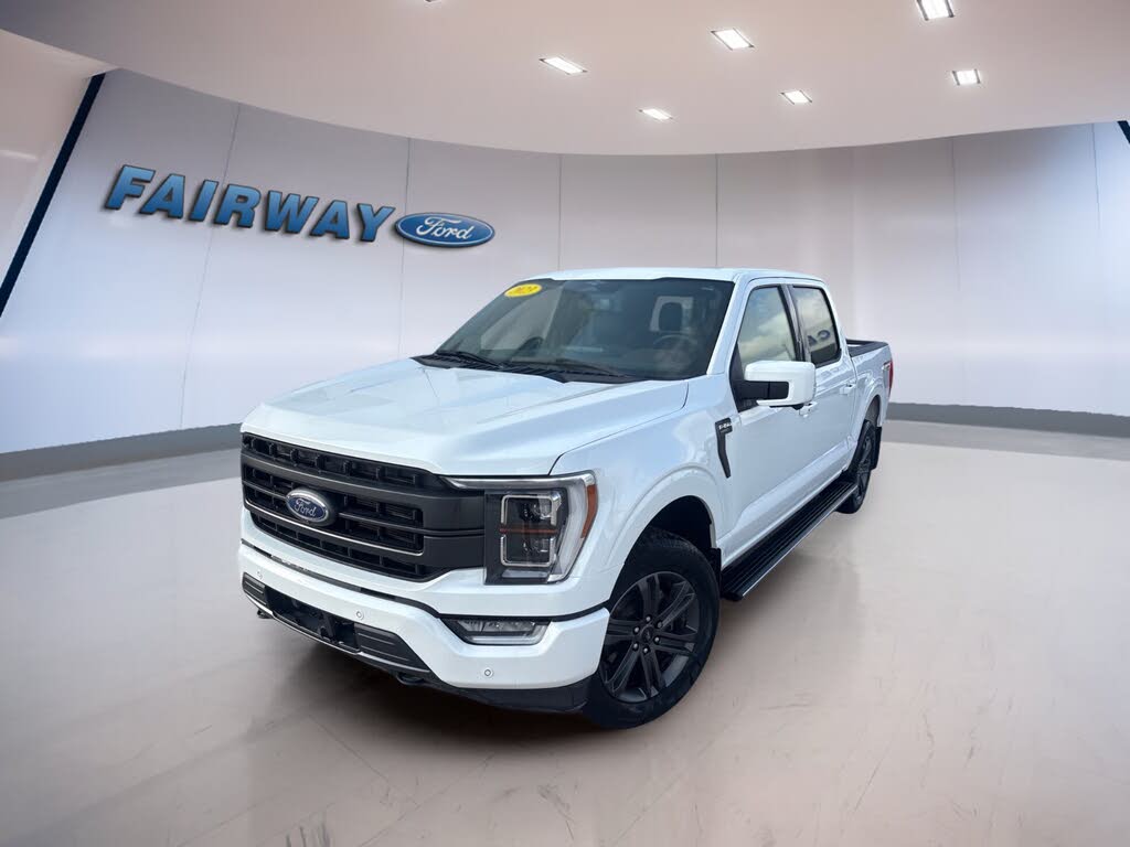 White 2023 Ford F-150 Pickup Truck Four-Wheel Drive Automatic