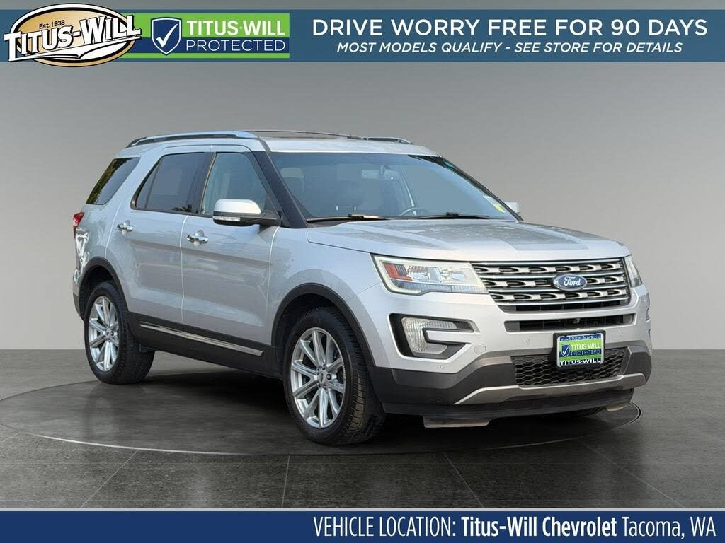 Silver 2016 Ford Explorer SUV / Crossover All-Wheel Drive 