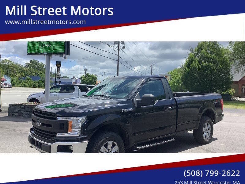 Black 2018 Ford F-150 Pickup Truck Four-Wheel Drive Automatic