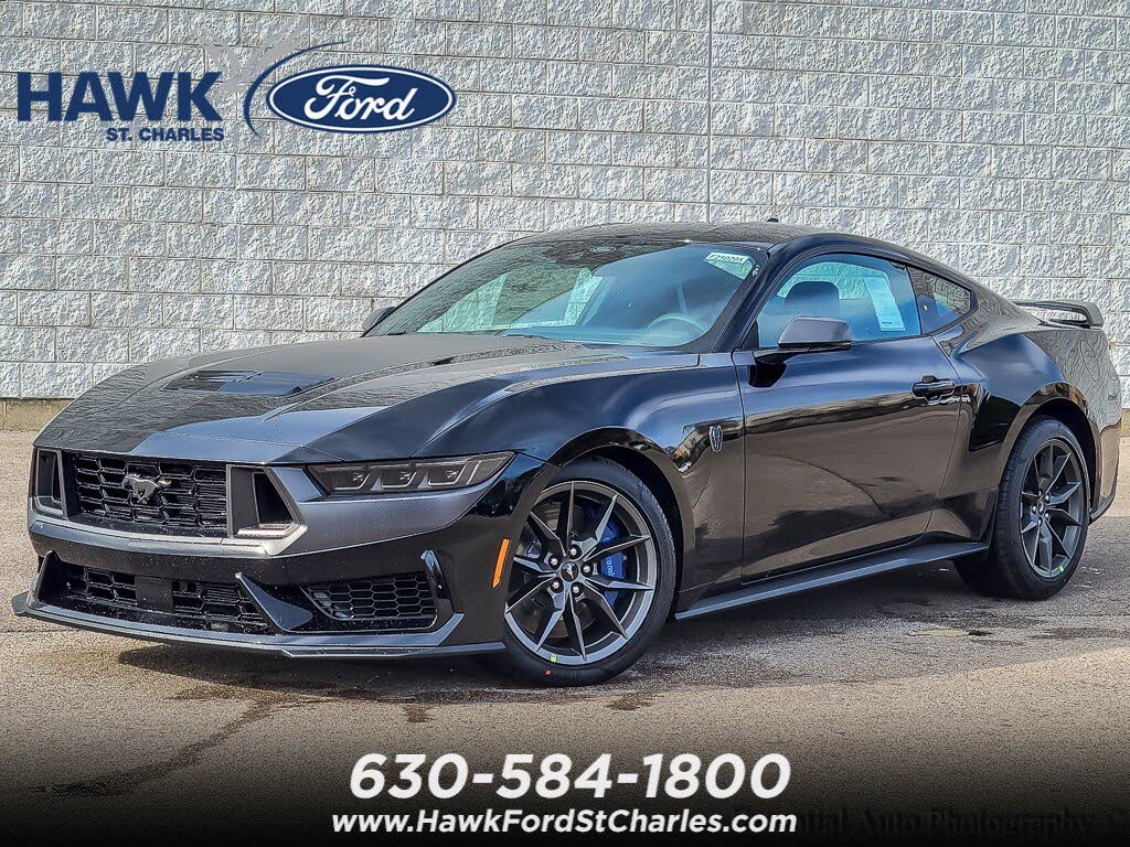 Black 2025 Ford Mustang Coupe Rear-Wheel Drive Automatic