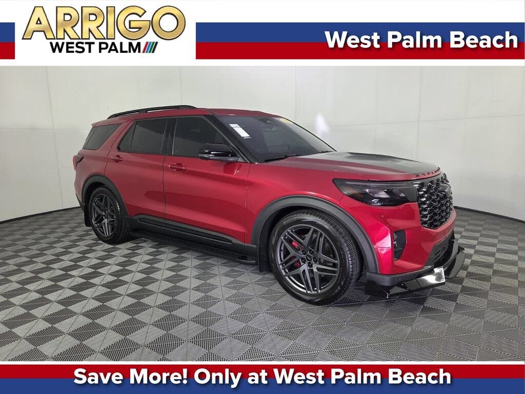 Red 2026 Ford Explorer SUV / Crossover All-Wheel Drive Automatic