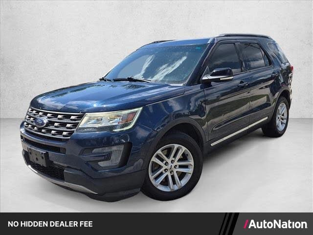 Blue Jeans Metallic 2017 Ford Explorer SUV / Crossover Front-Wheel Drive 6-Speed Automatic